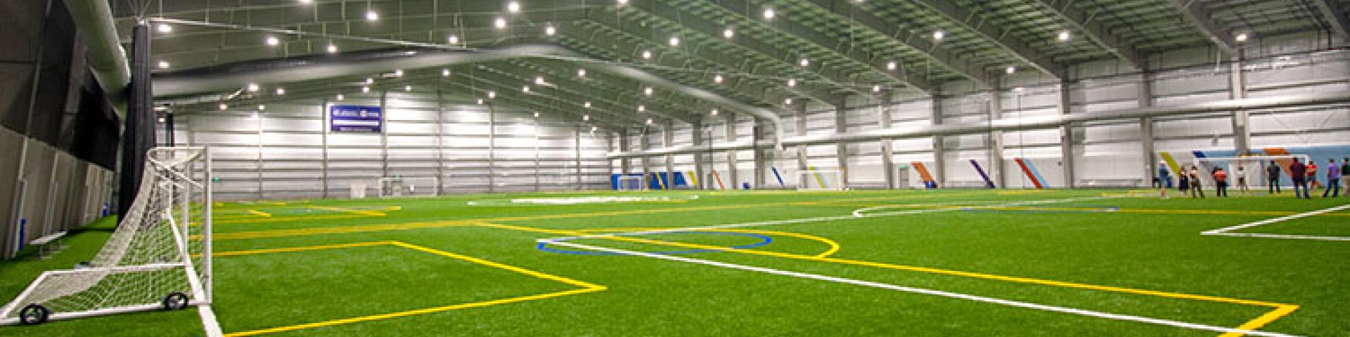 Indoor artificial turf field